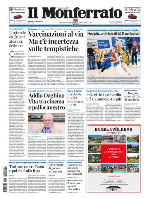 Il Monferrato - Edizione 1 del 05/01/2021